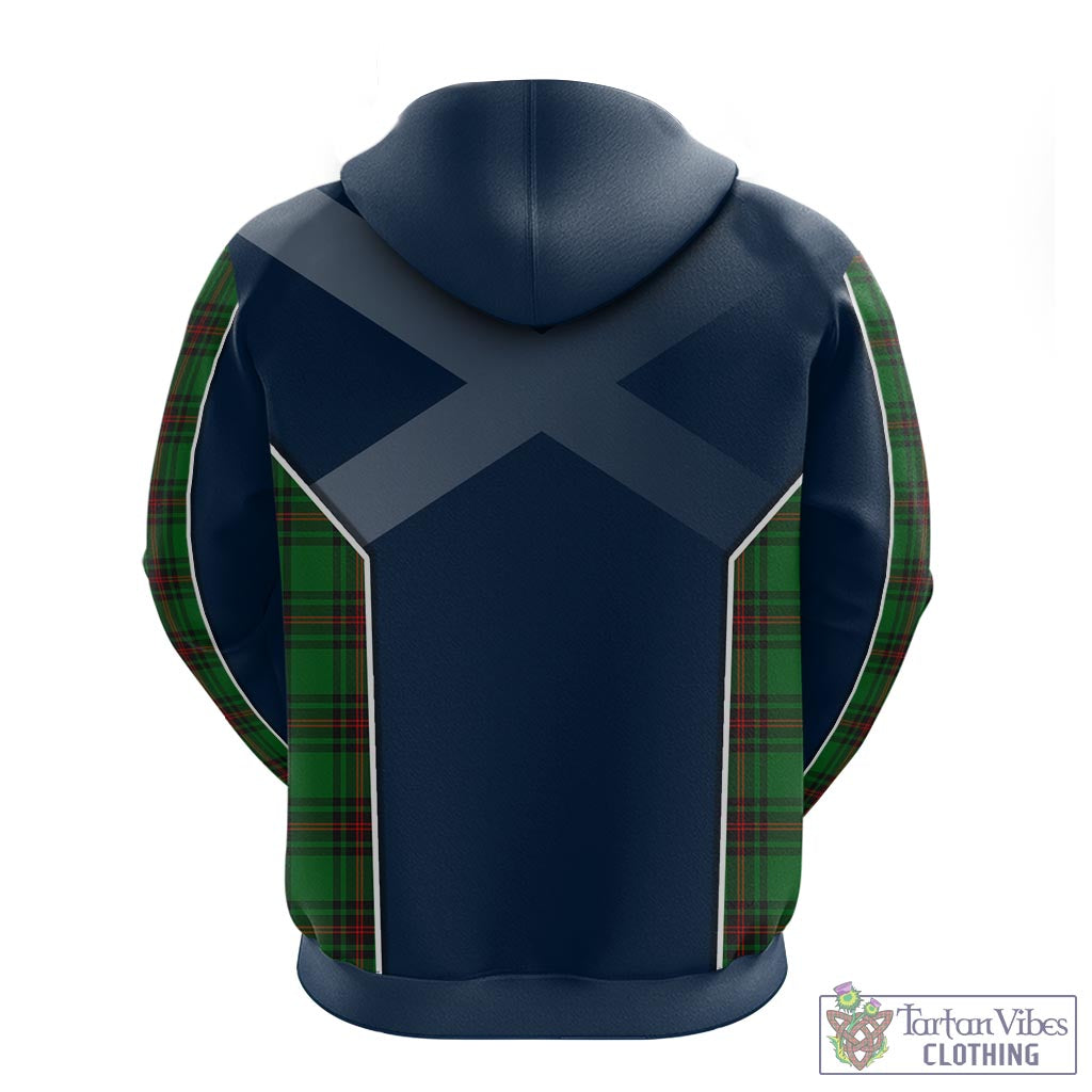 Tartan Vibes Clothing Orrock Tartan Hoodie with Family Crest and Scottish Thistle Vibes Sport Style