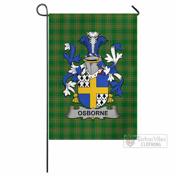 Osborne Irish Clan Tartan Flag with Coat of Arms