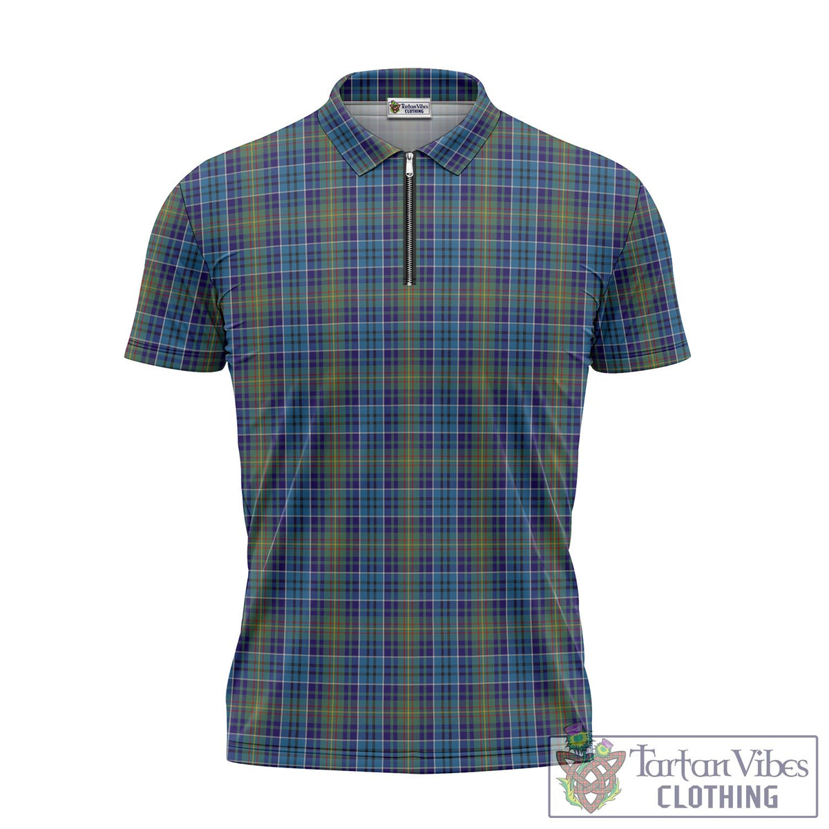 O'Sullivan Tartan Zipper Polo Shirt - Tartan Vibes Clothing
