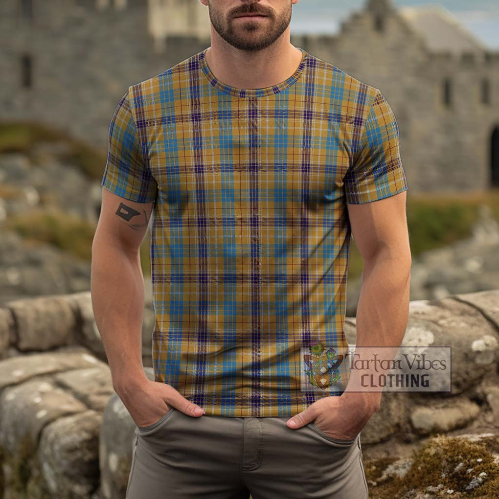 Ottawa Canada Tartan Cotton T-Shirt Men's Shirt - Tartanvibesclothing Shop