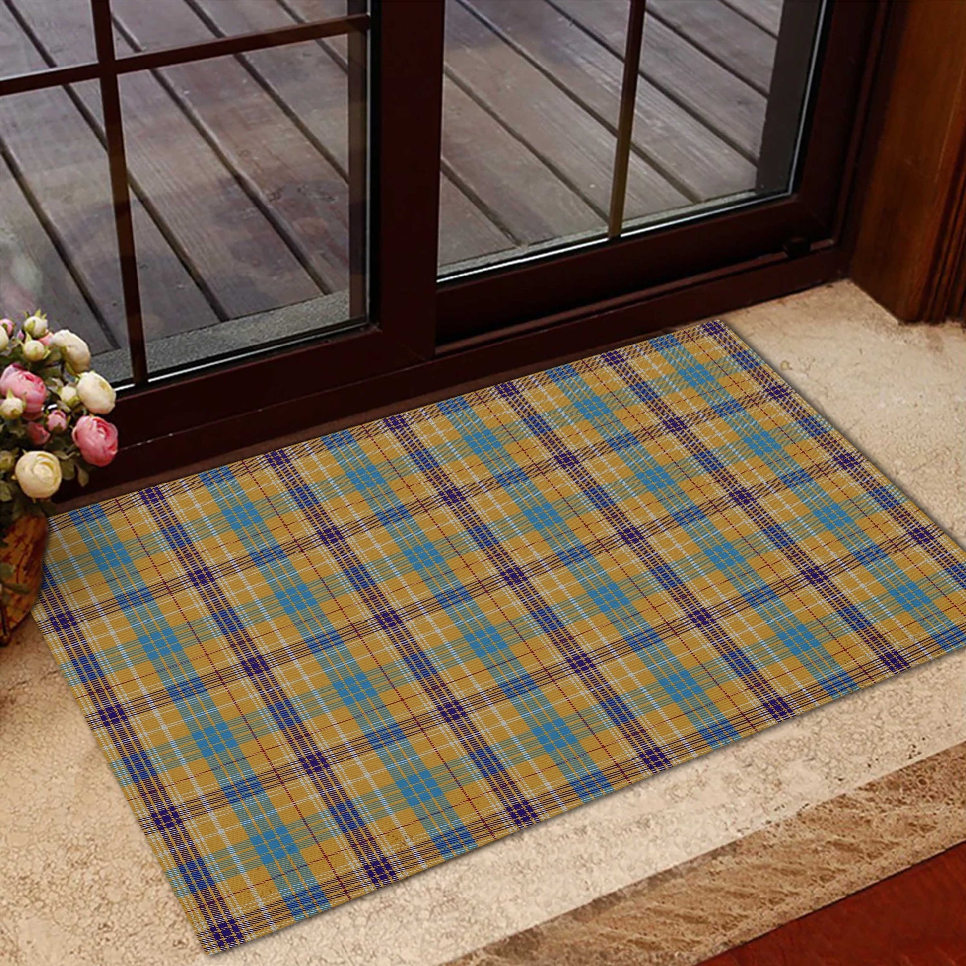 Ottawa Canada Tartan Door Mat - Tartanvibesclothing