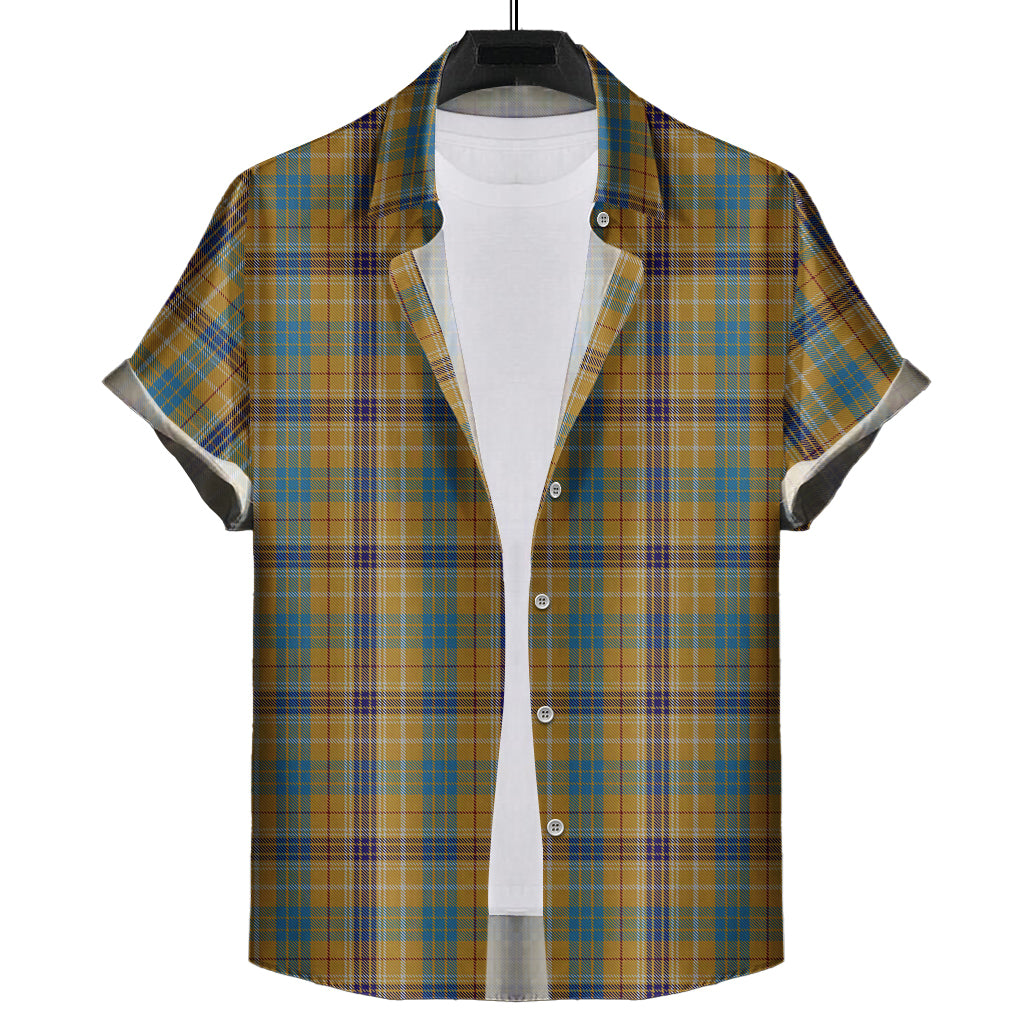 ottawa-canada-tartan-short-sleeve-button-down-shirt