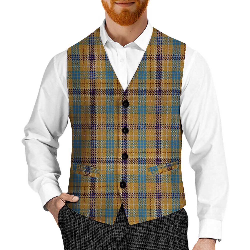 Tartan Vibes Clothing Ottawa Canada Tartan Men's Sleeveless Suit Vest