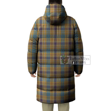 Ottawa Canada Tartan Long Down Jacket