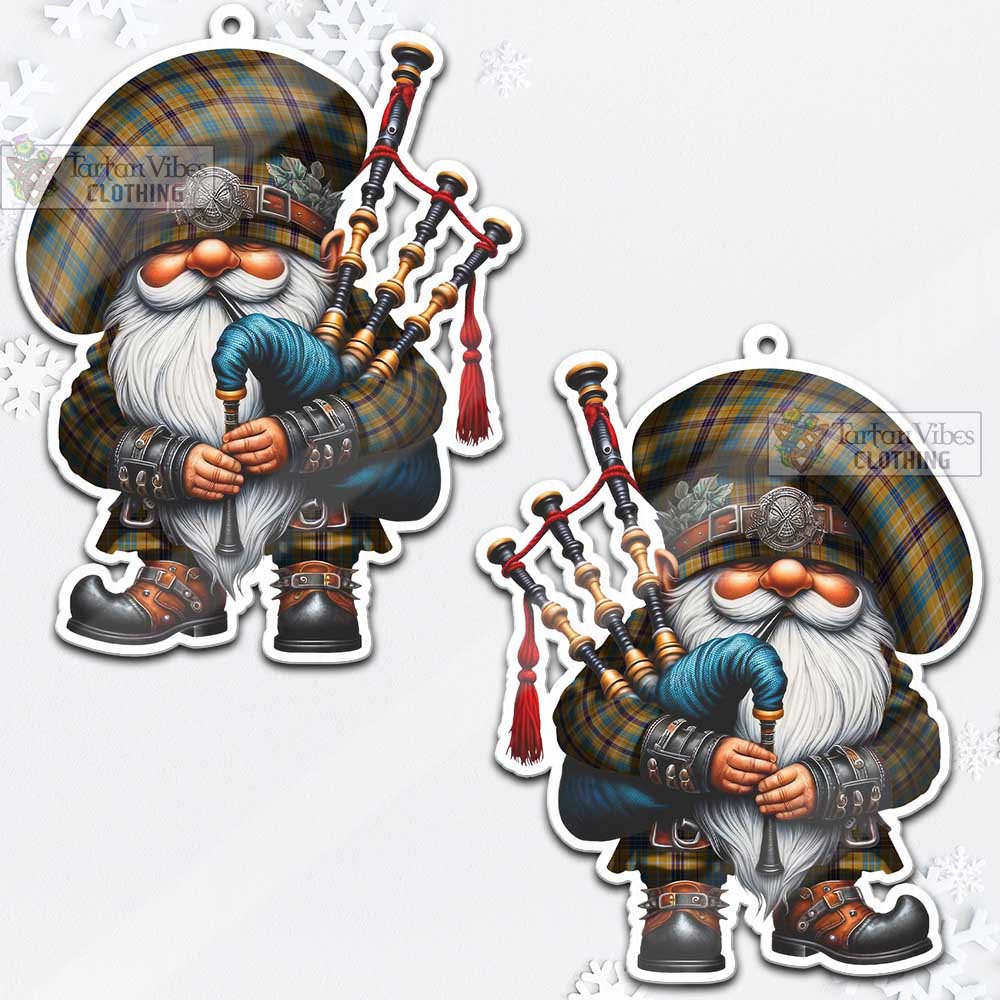 Tartan Vibes Clothing Ottawa Canada Tartan Badpiper Gnome Christmas Ornament