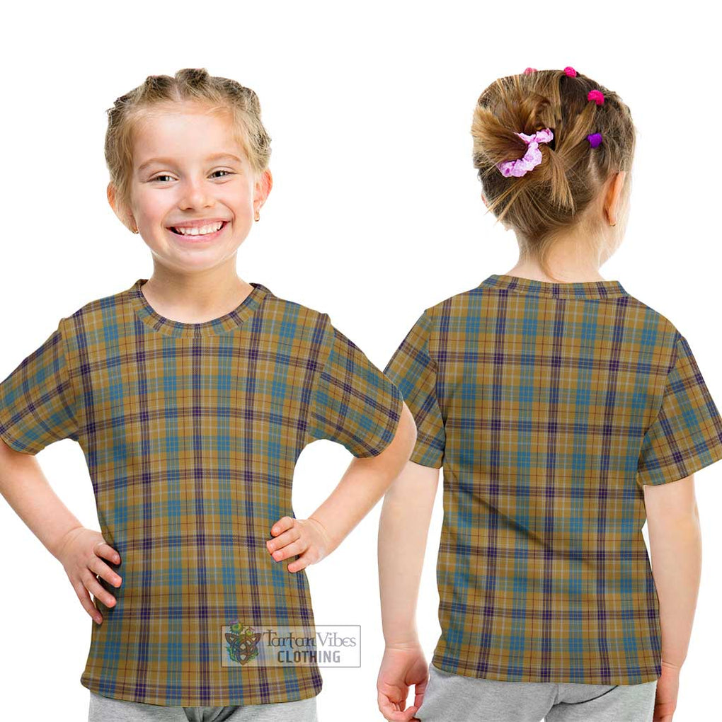 Ottawa Canada Tartan Kid T-Shirt - Tartanvibesclothing Shop