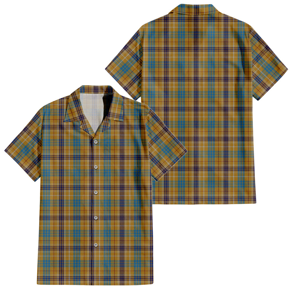 ottawa-canada-tartan-short-sleeve-button-down-shirt