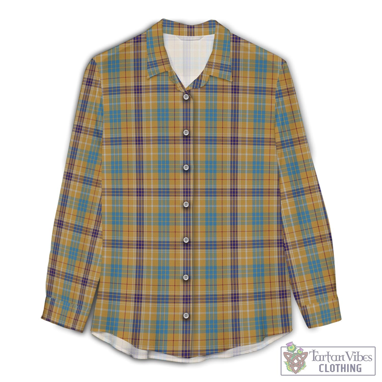 Ottawa Canada Tartan Womens Casual Shirt