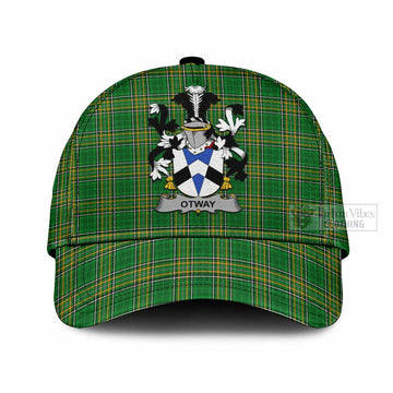 Otway Irish Clan Tartan Classic Cap with Coat of Arms