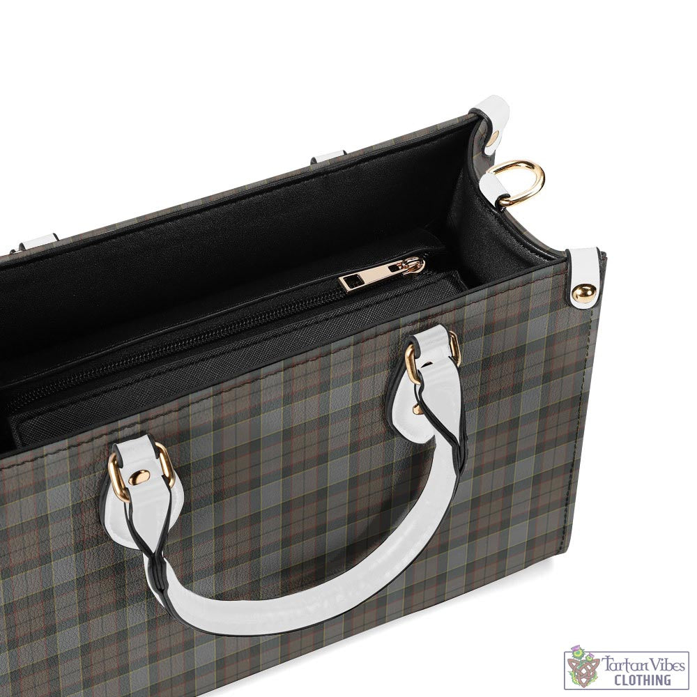 Tartan Vibes Clothing Outlander Fraser Tartan Luxury Leather Handbags