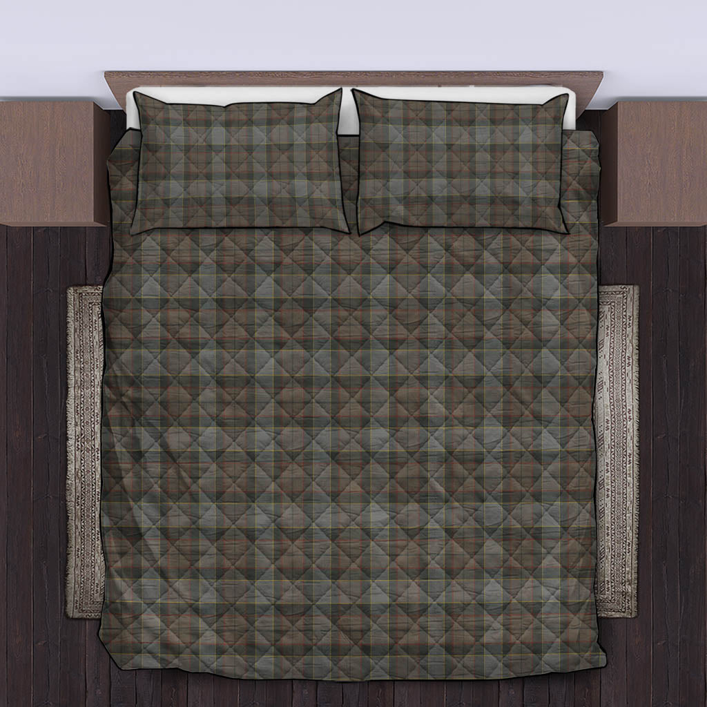 Outlander Tartan Quilt Bed Set King - Tartan Vibes Clothing