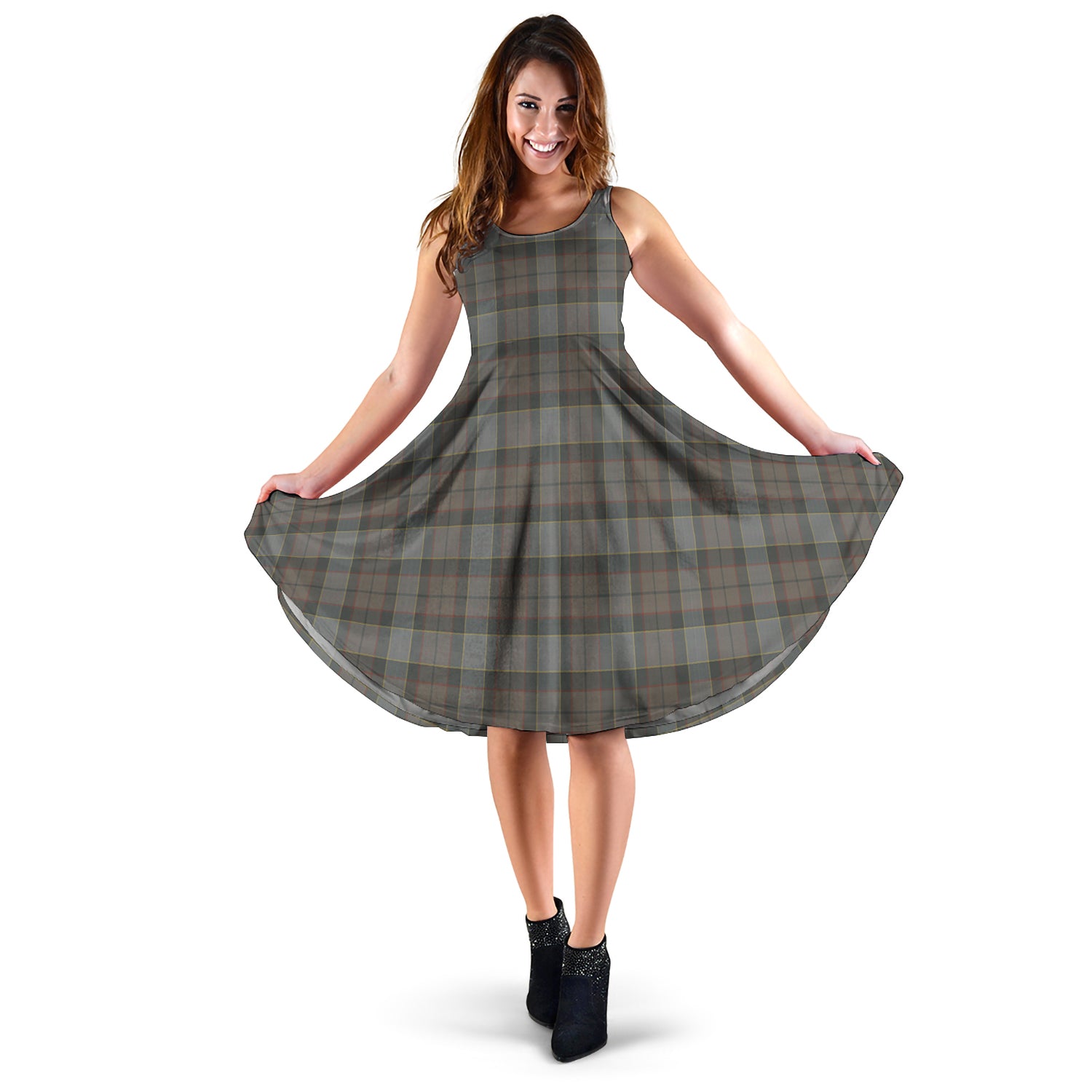 outlander-fraser-tartan-sleeveless-midi-womens-dress