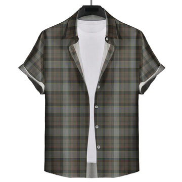 Outlander Tartan Short Sleeve Button Down Shirt