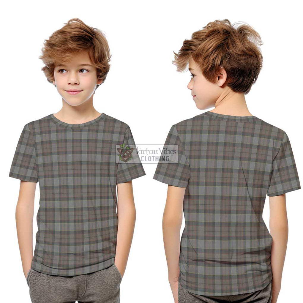 Outlander Tartan Kid T-Shirt Youth XL Size14 - Tartanvibesclothing Shop