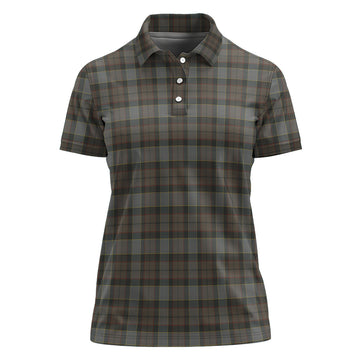 Outlander Tartan Polo Shirt For Women