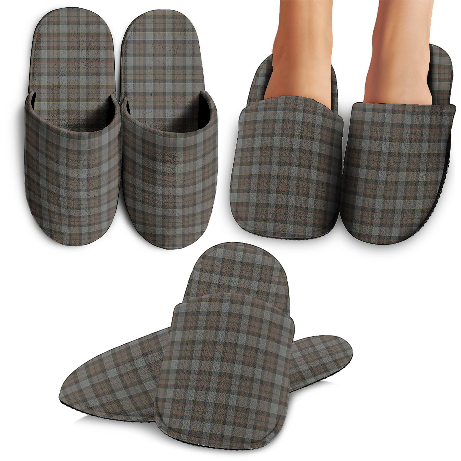 Outlander Fraser Tartan Home Slippers - Tartanvibesclothing Shop