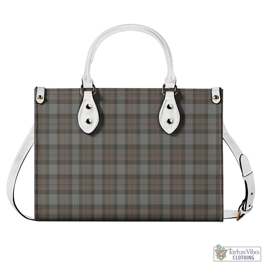 Tartan Vibes Clothing Outlander Fraser Tartan Luxury Leather Handbags