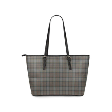 Outlander Tartan Leather Tote Bag