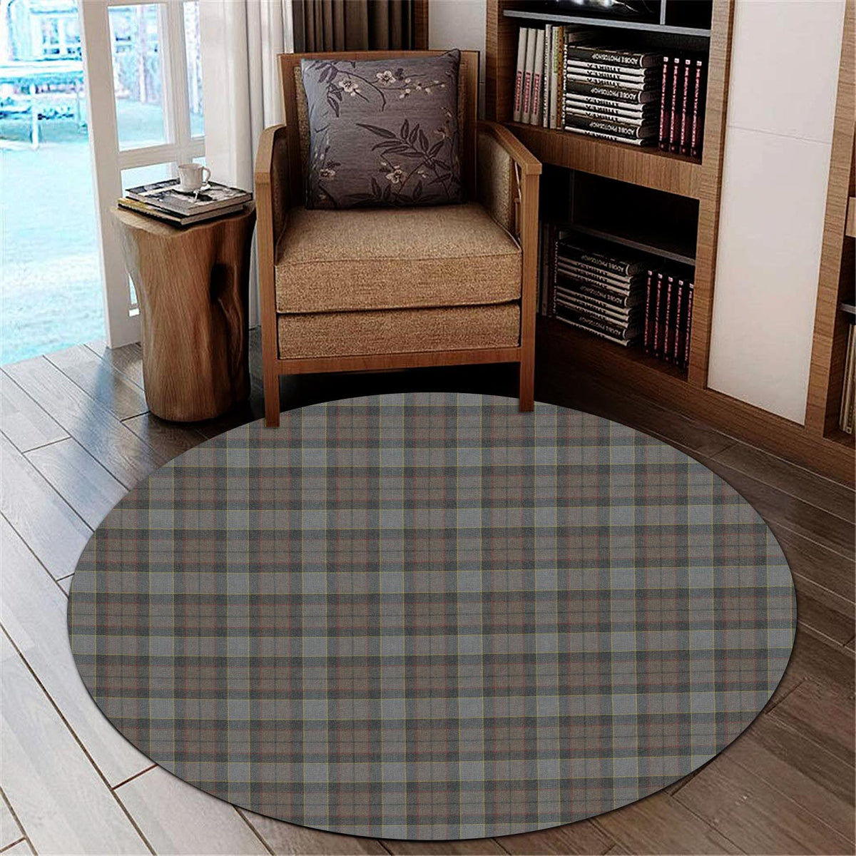 Outlander Tartan Round Rug - Tartan Vibes Clothing