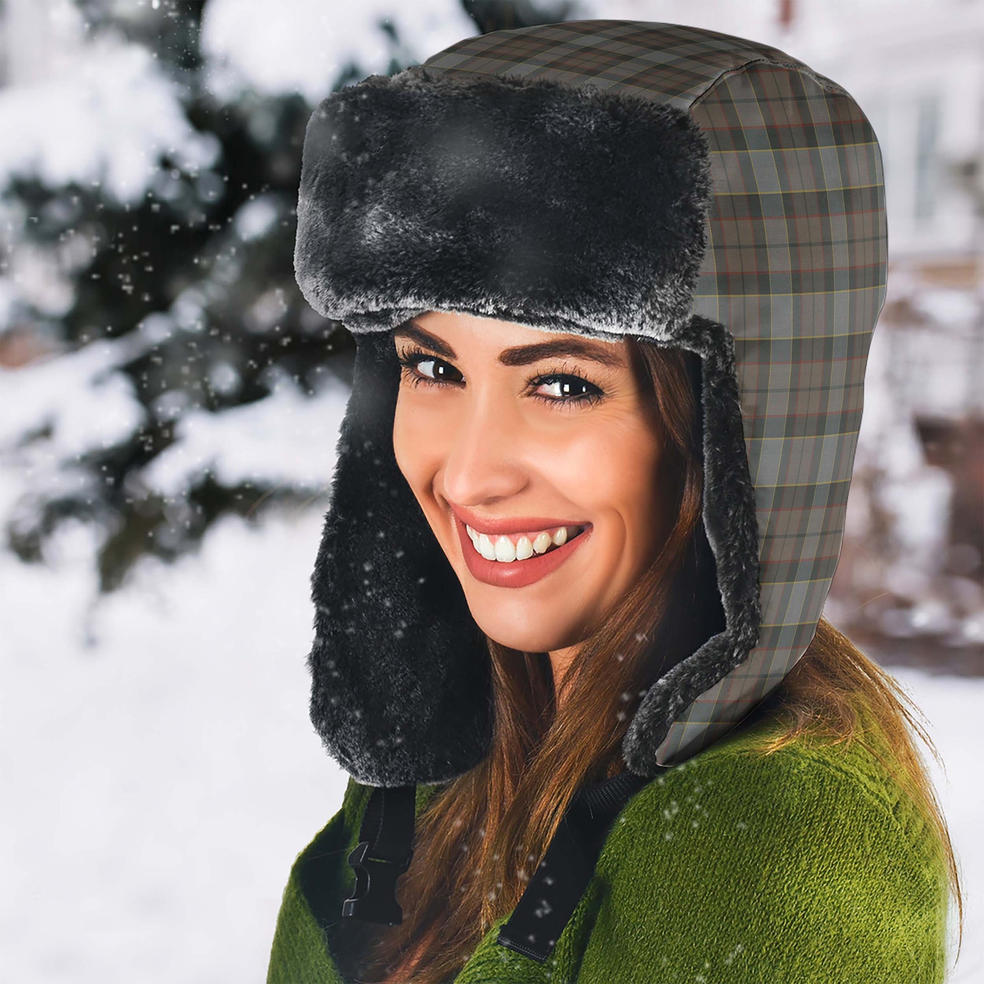 Outlander Fraser Tartan Winter Trapper Hat - Tartanvibesclothing