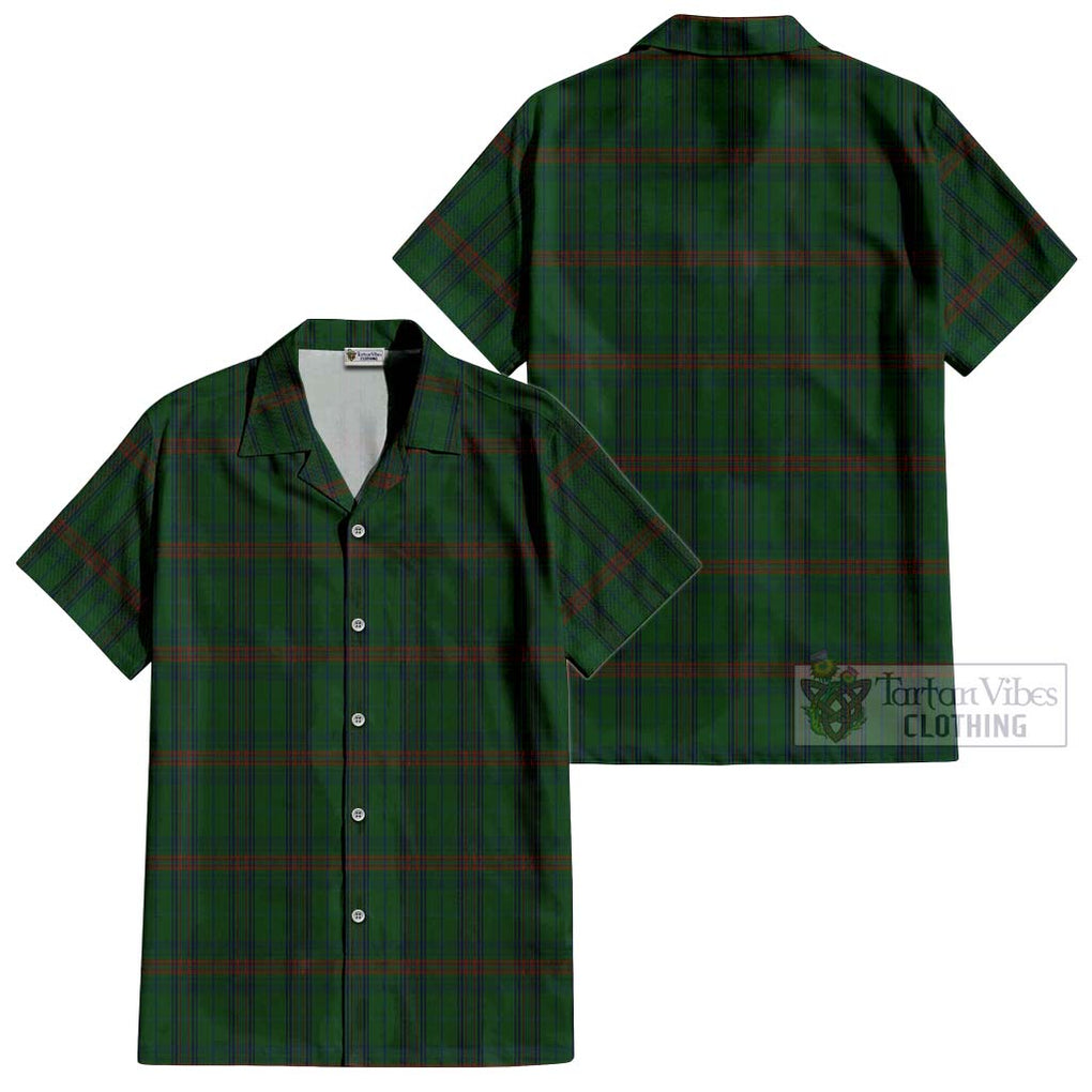 Owen of Wales Tartan Cotton Hawaiian Shirt Kid - Tartanvibesclothing Shop