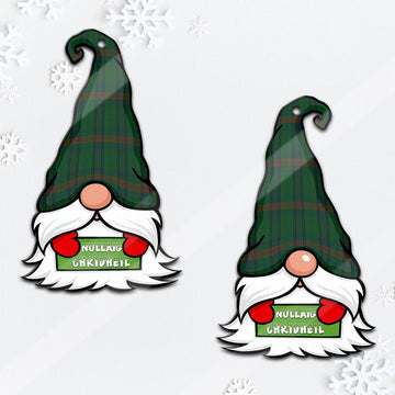 Owen of Wales Gnome Christmas Ornament with His Tartan Christmas Hat