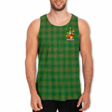 Packenham Irish Clan Tartan Men's Tank Top with Coat of Arms