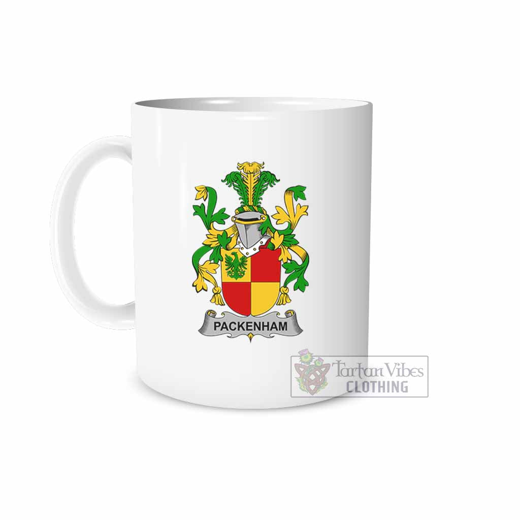 Tartan Vibes Clothing Packenham Irish Clan Coat of Arms Ceramic Mug