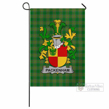 Packenham Irish Clan Tartan Flag with Coat of Arms