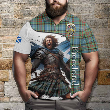 Paisley Crest Tartan Polo Shirt Inspired by the Freedom of Scottish Warrior