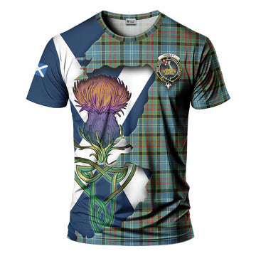 Paisley Tartan Family Crest T-Shirt Scottish Thistle Celtic Inspired Kid's Shirt - Tartan Vibes Clothing