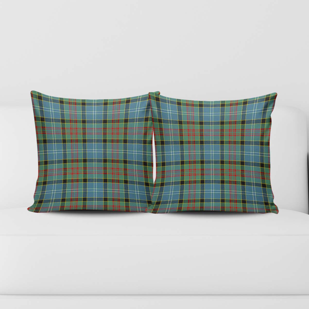 Paisley Tartan Pillow Cover Square Pillow Cover - Tartanvibesclothing