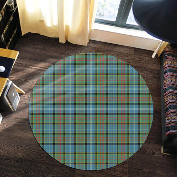 Paisley Tartan Round Rug Premium Round Rug - Tartan Vibes Clothing
