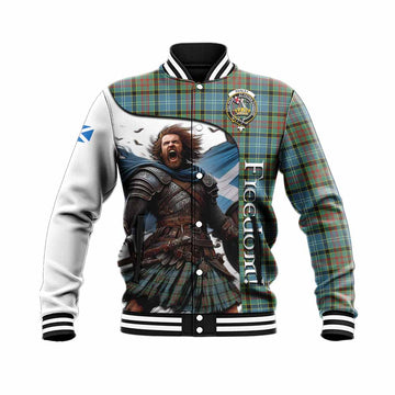 Paisley Crest Tartan Baseball Jacket Inspired by the Freedom of Scottish Warrior