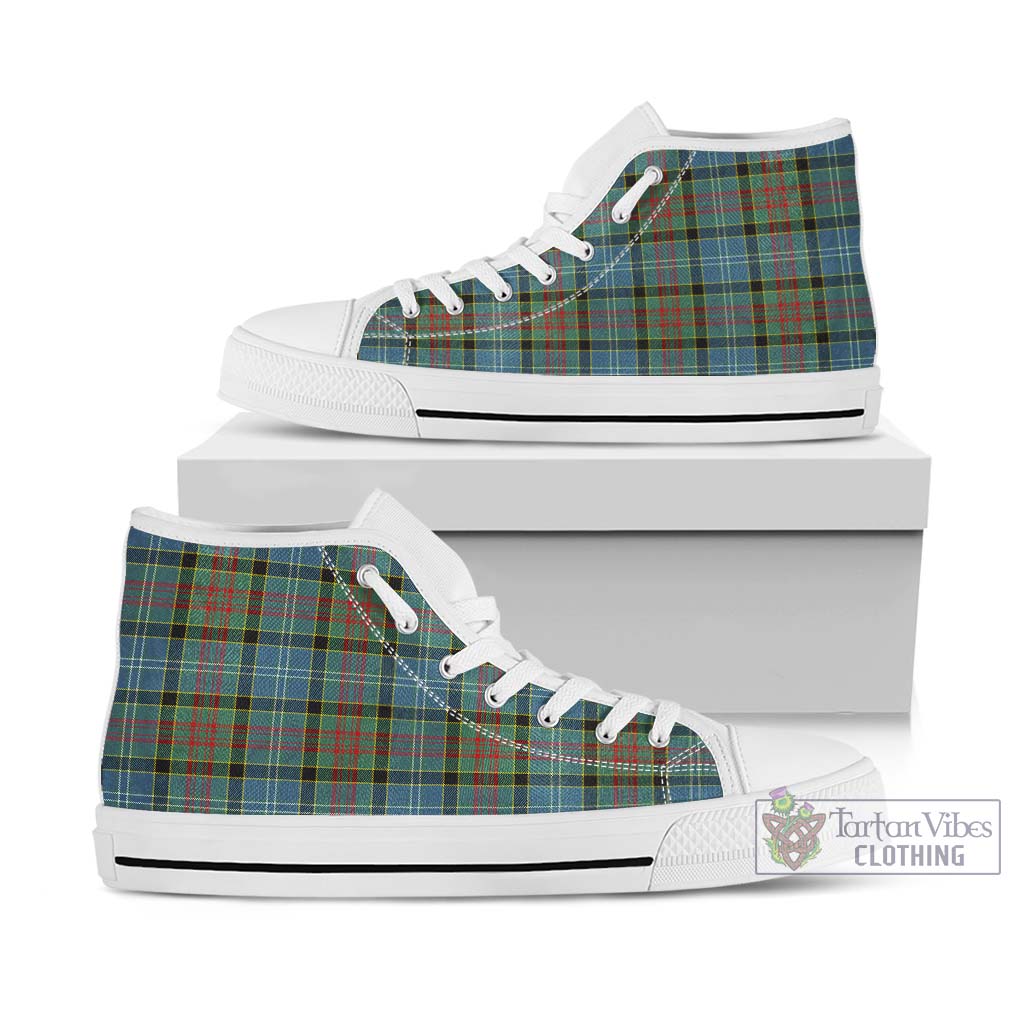 Tartan Vibes Clothing Paisley Tartan High Top Shoes