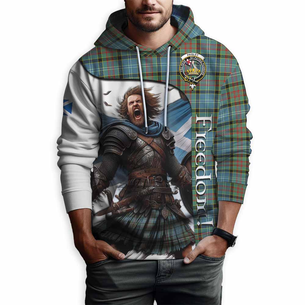 Tartan Vibes Clothing Paisley Crest Tartan Hoodie Inspired by the Freedom of Scottish Warrior