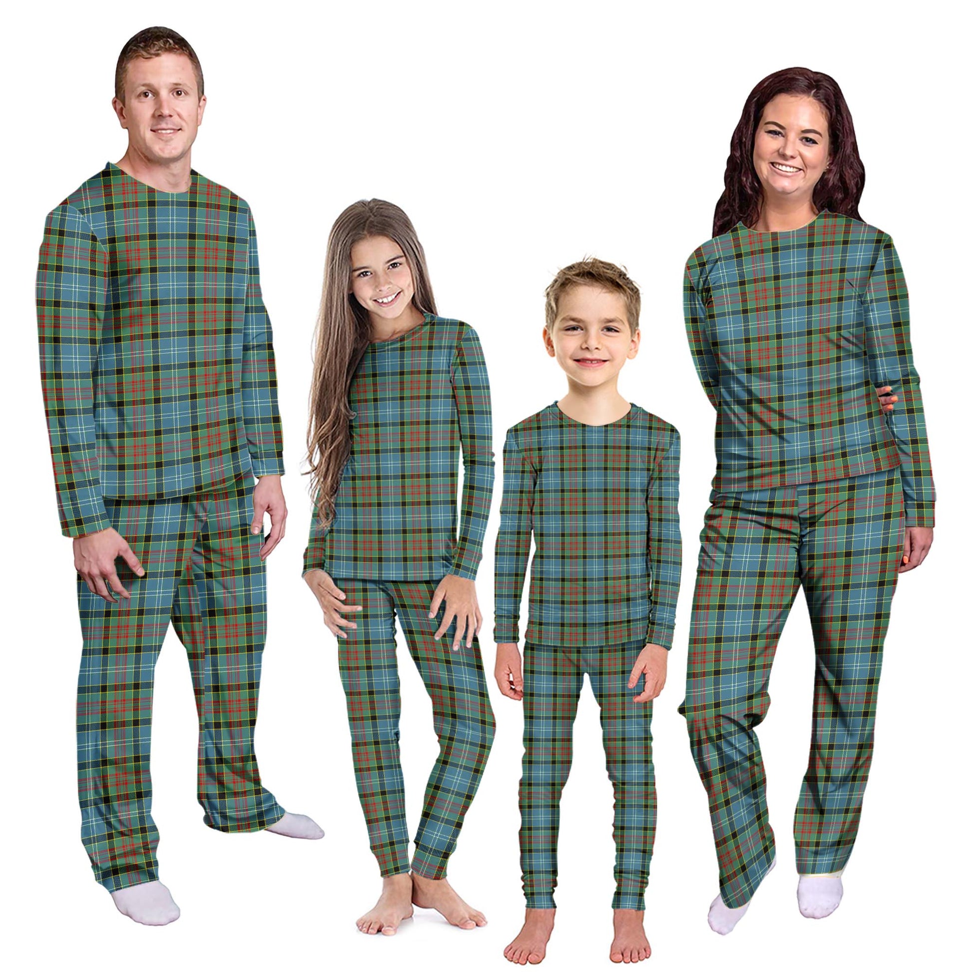 Paisley Tartan Pajamas Family Set Kid - Tartan Vibes Clothing