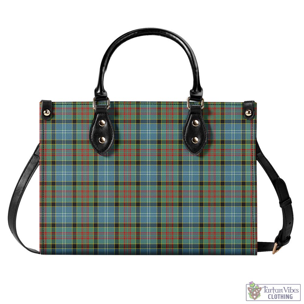 Tartan Vibes Clothing Paisley Tartan Luxury Leather Handbags