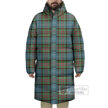 Paisley Tartan Long Down Jacket