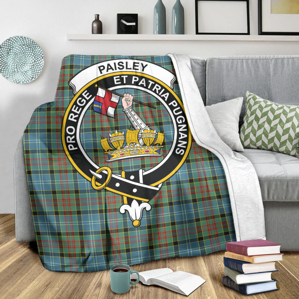 paisley-tartab-blanket-with-family-crest