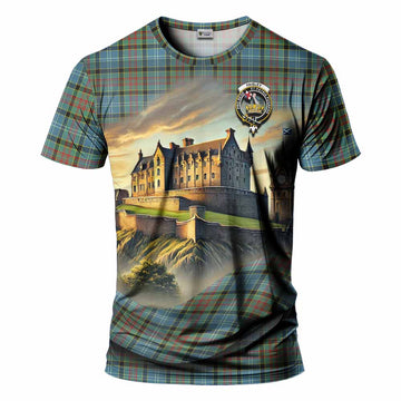 Paisley Tartan Family Crest T-Shirt with Scottish Ancient Castle Style Kid's Shirt - Tartan Vibes Clothing