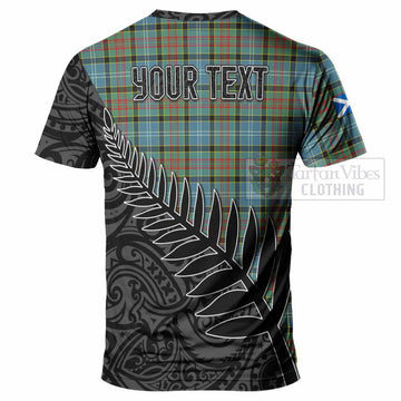 Paisley Crest Tartan T-Shirt with New Zealand Silver Fern Half Style