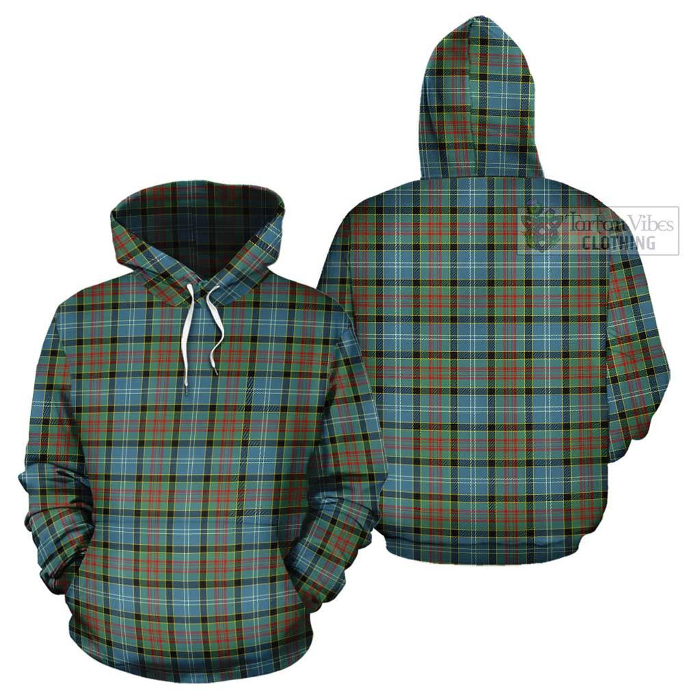 Paisley Tartan Cotton Hoodie Pullover Hoodie - Tartan Vibes Clothing