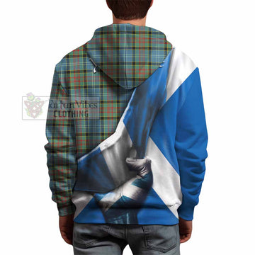 Paisley Tartan Hoodie with Family Crest Scotland Patriotic Style