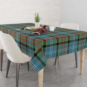 Paisley Tartan Tablecloth with Family Crest