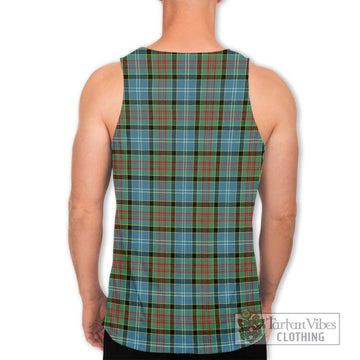 Paisley Tartan Men's Tank Top with Family Crest DNA In Me Style