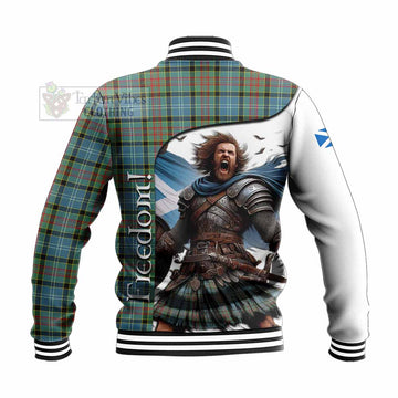 Paisley Crest Tartan Baseball Jacket Inspired by the Freedom of Scottish Warrior