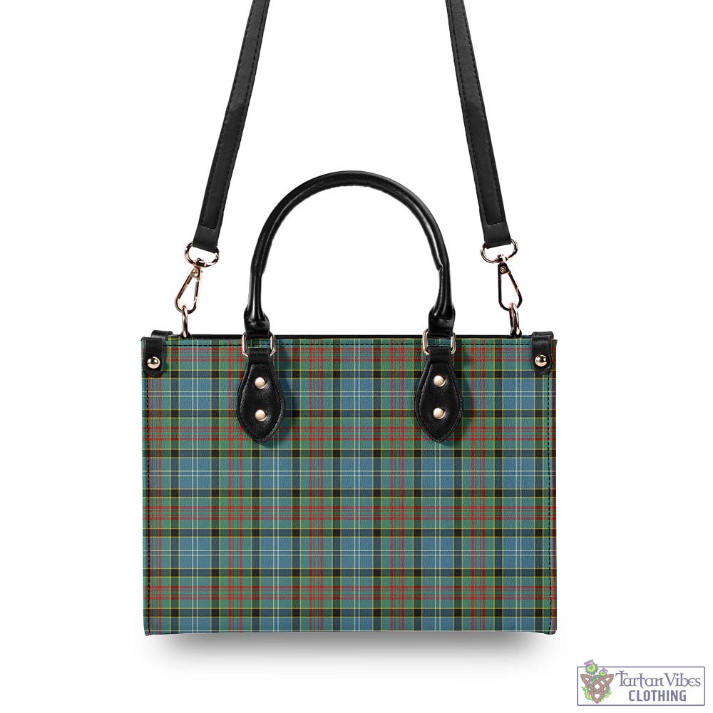 Tartan Vibes Clothing Paisley Tartan Luxury Leather Handbags