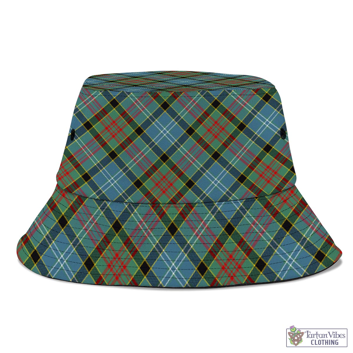 Tartan Vibes Clothing Paisley Tartan Bucket Hat