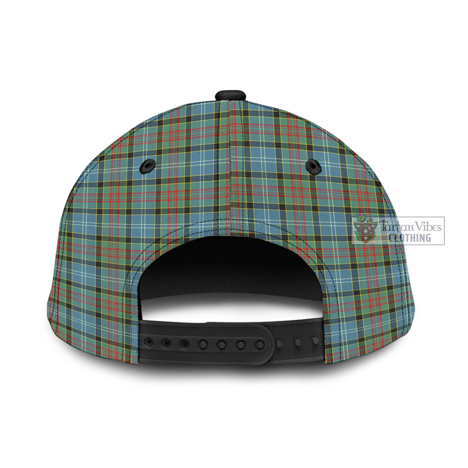 Tartan Vibes Clothing Paisley Tartan Classic Cap with Family Crest In Me Style